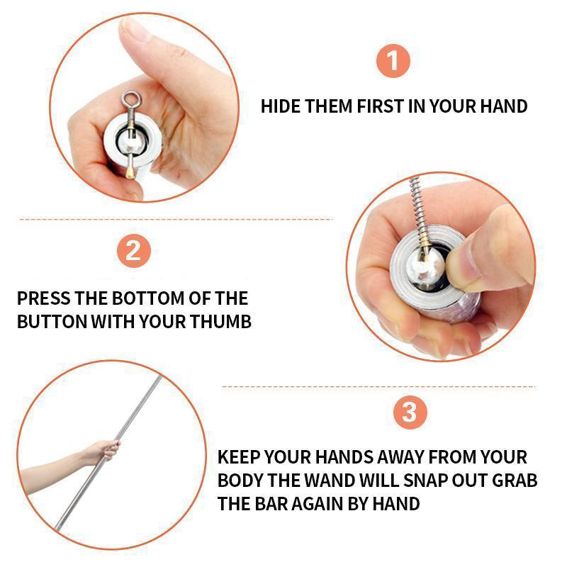 Telescopische stok in de zak