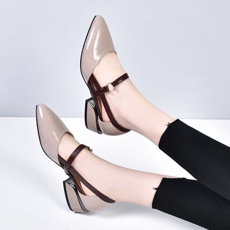 Dames sandalen van zacht leer