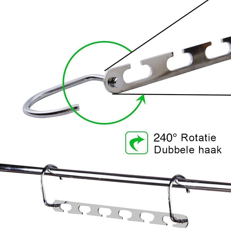 Hirundo Magic Kleding RVS Hangers