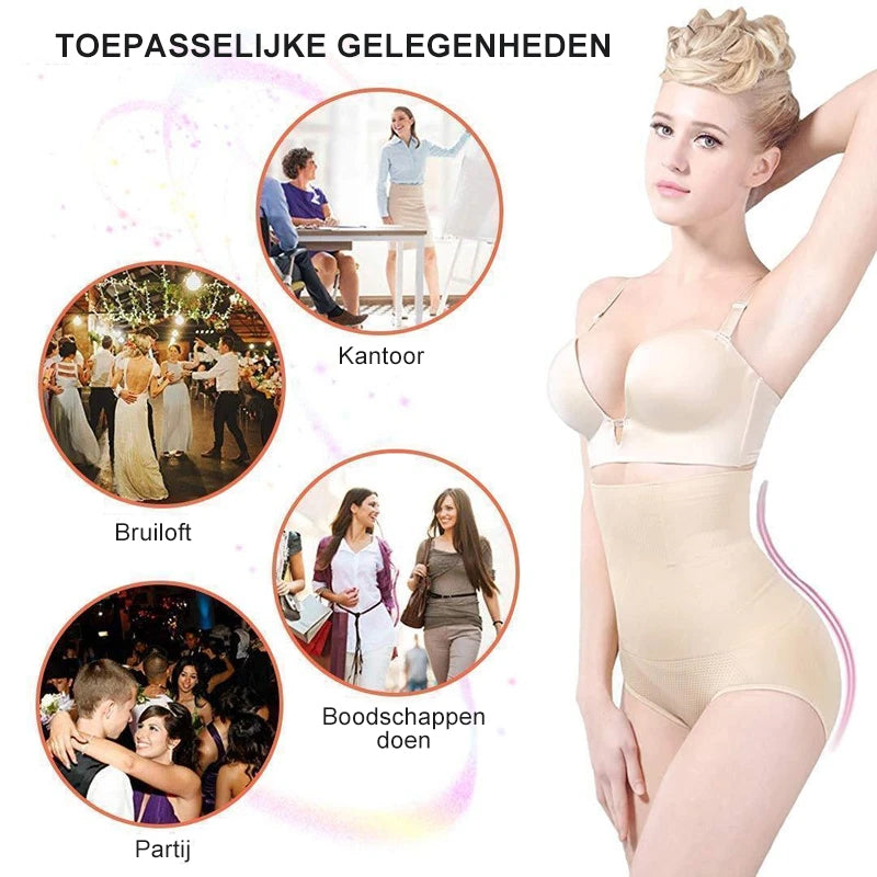 Shapewear slipje met hoge taille