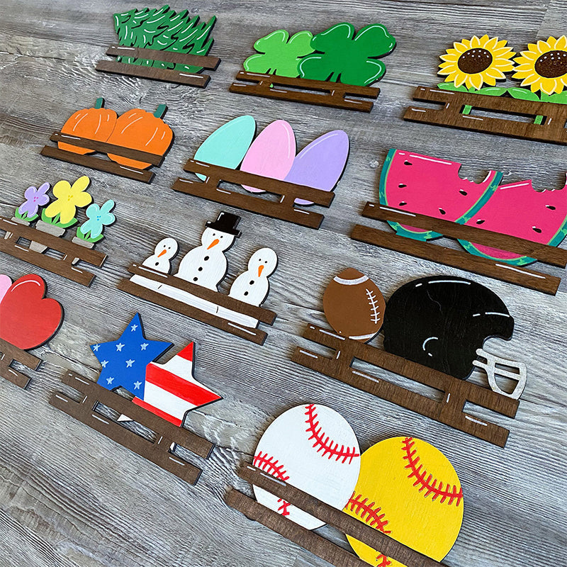 Verwisselbaar vintage welkomst bord