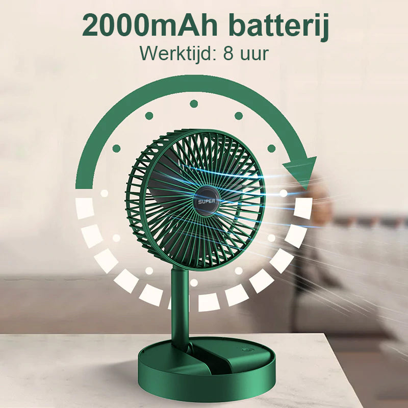 Mini telescopische opvouwbare ventilator