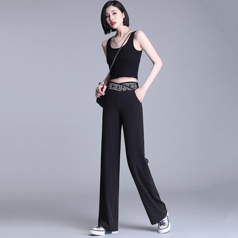 Pantalon met elastische tailleband