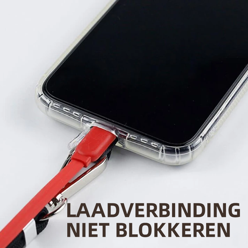 Universele Crossbody Nylon Patch Telefoon Lanyards