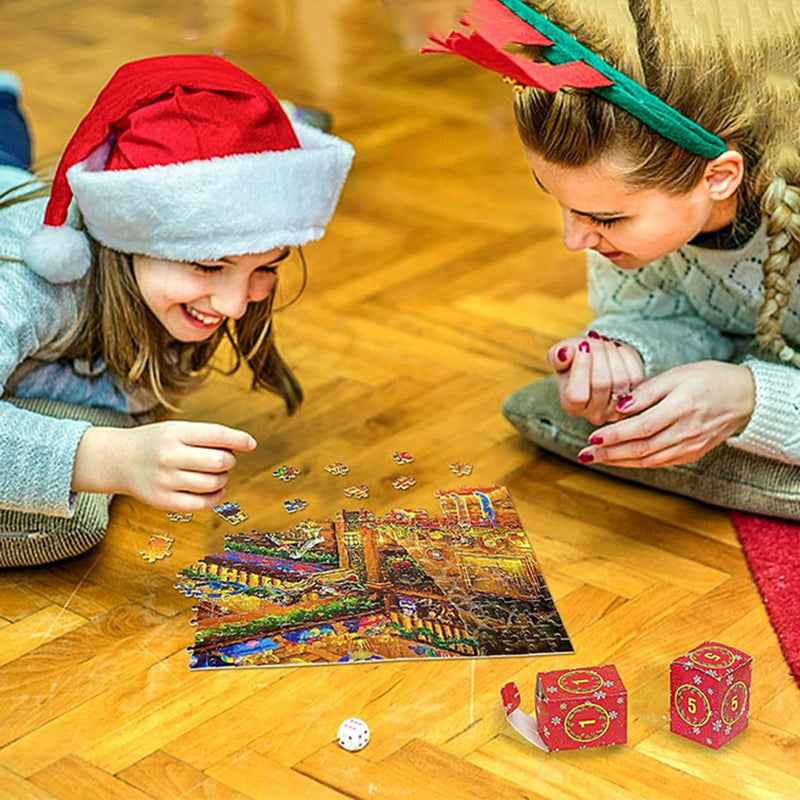Kerstpuzzel-adventskalender 2023