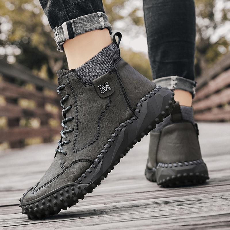 Mannen Retro niet Slip casual enkellaarsjes