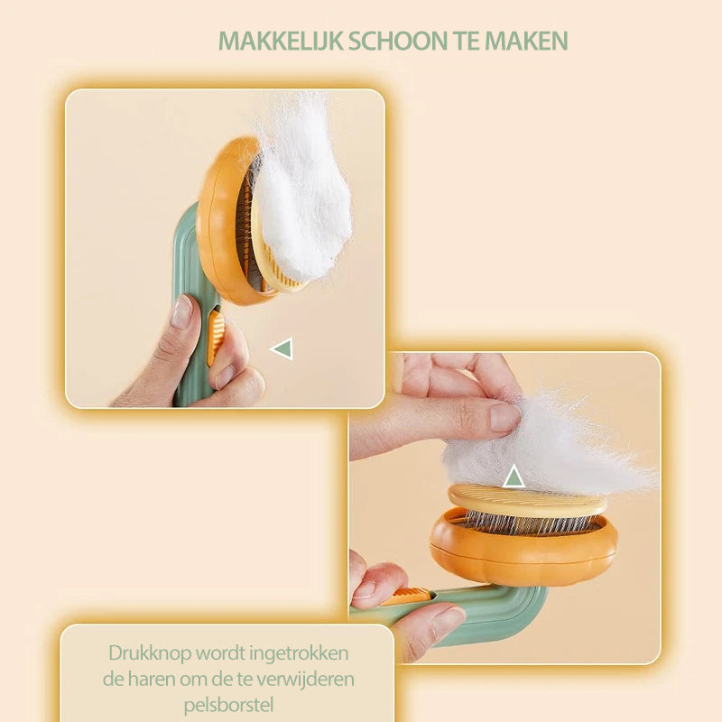 Pompoenkamborstel voor huisdieren