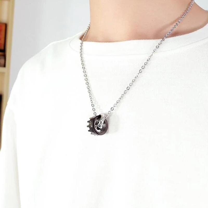 Diamanten kroon paar ketting