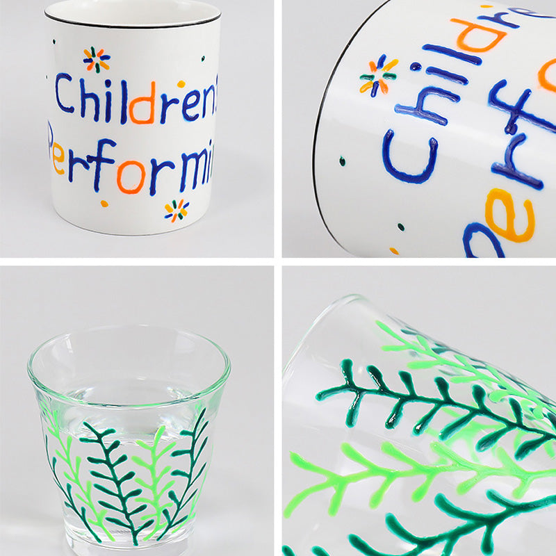 3D kleurrijke pennenset