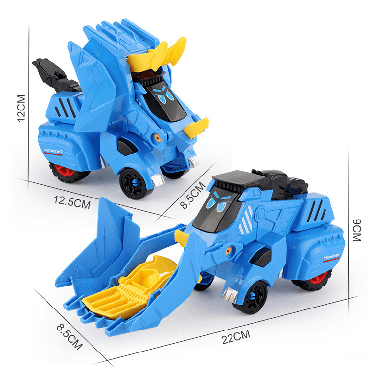 Misvormde dinosaurus speelgoed auto