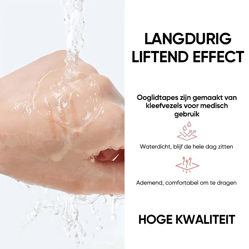 Set onzichtbare ooglidstrips