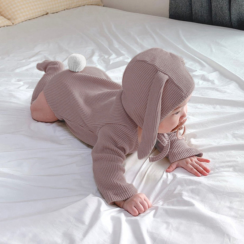 Bunny oren babybody met lange mouwen