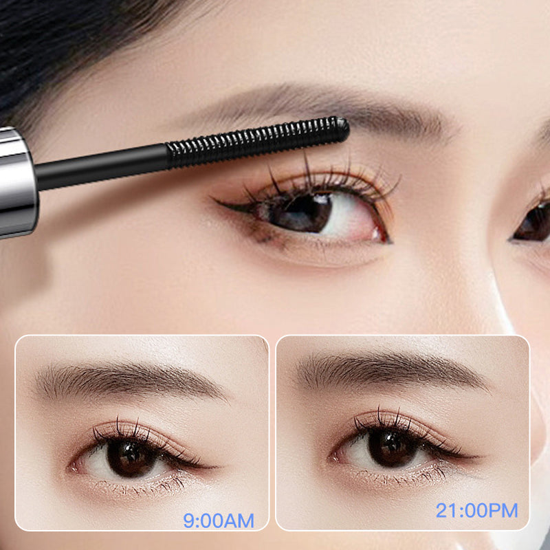 Waterproof en veegvaste mascara in metalen flessen