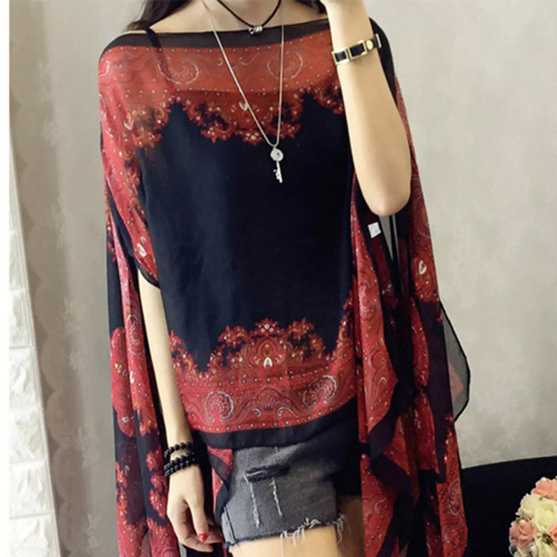 Zomerzonbeschermingssjaal voor dames