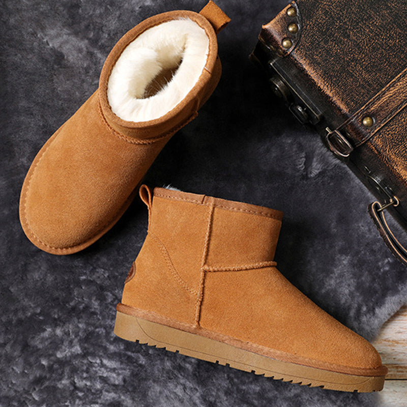 Korte Laarsjes met Dikke Warme Fleece