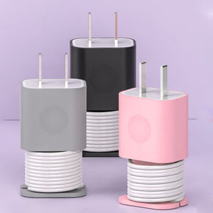 2 in 1 siliconen oplader beschermer