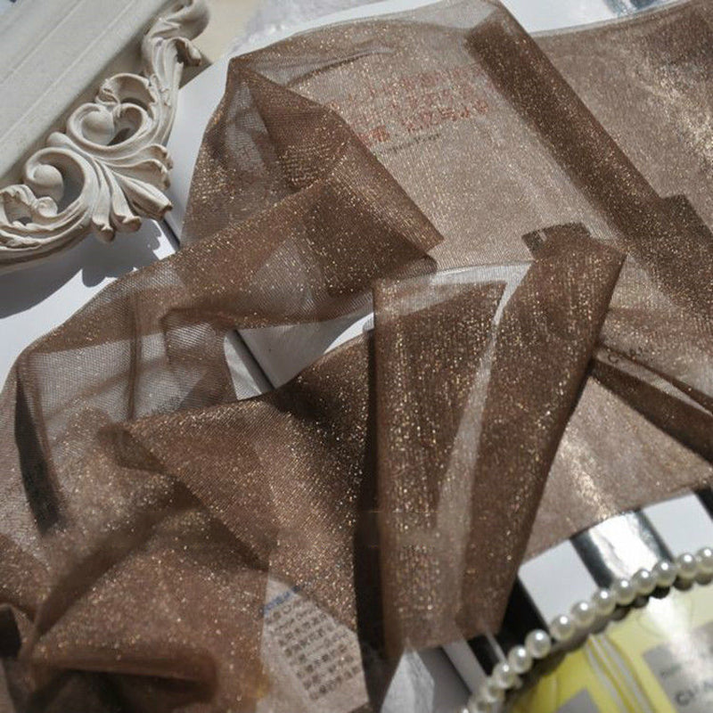 Parelmoerachtige zijden kousen