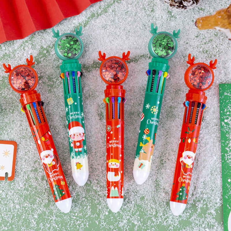 Kerst Balpen met 10 Kleuren