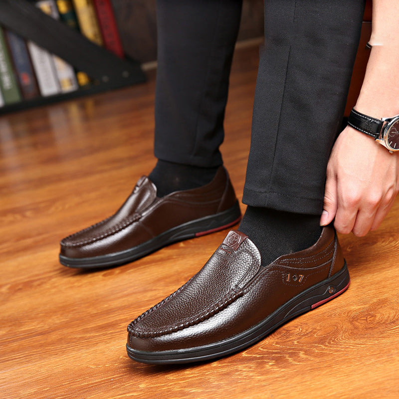 Loafers van echt leer met zachte binnenzool voor heren