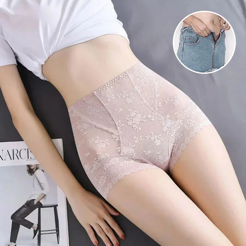 Kanten slipje met hoge taille