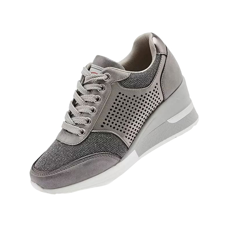 Wedge-sneakers met hoge hak voor dames