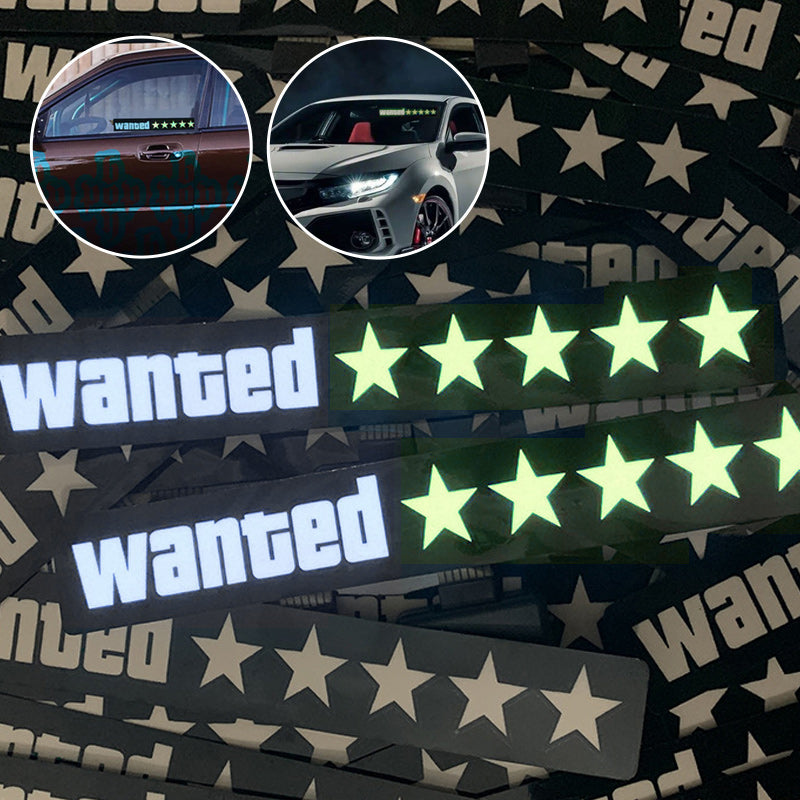 Lichtgevende autostickers