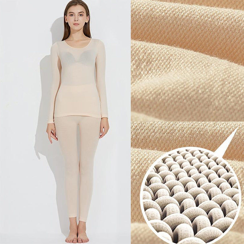 Naadloze elastische thermische binnenkleding