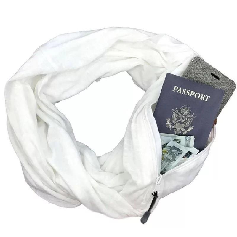 Warme Muffler met verborgen zak voor de winter