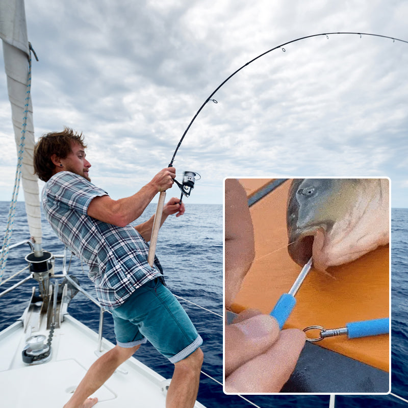 Roestvrijstalen vishaak verwijderaar