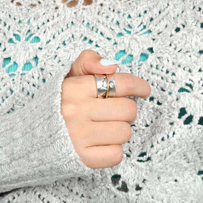 Vallei Gouden Cirkel Maansteen Ring