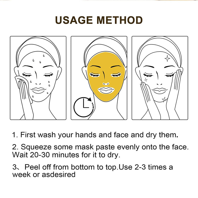 Retinol slangengif gouden masker