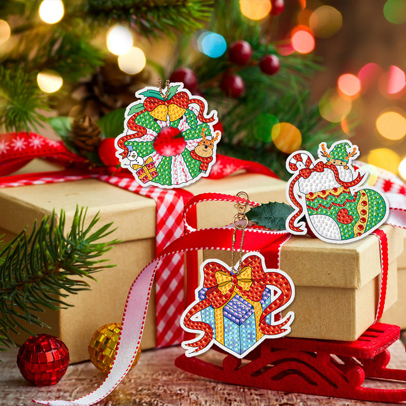 Kerst diamant schilderij sticker kit