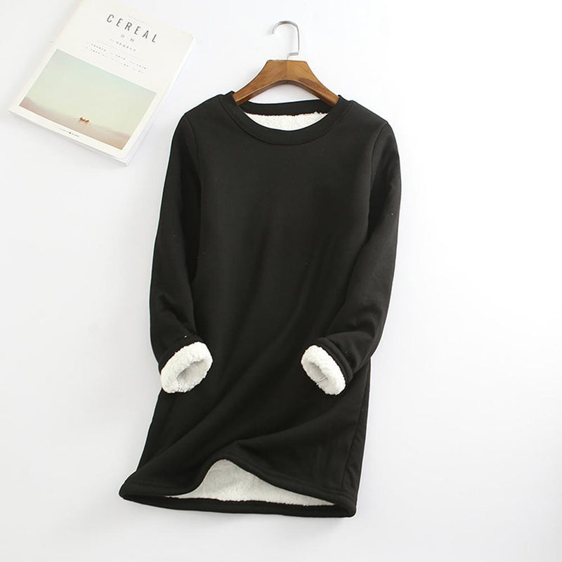 Casual Warm sweatshirt met ronde hals