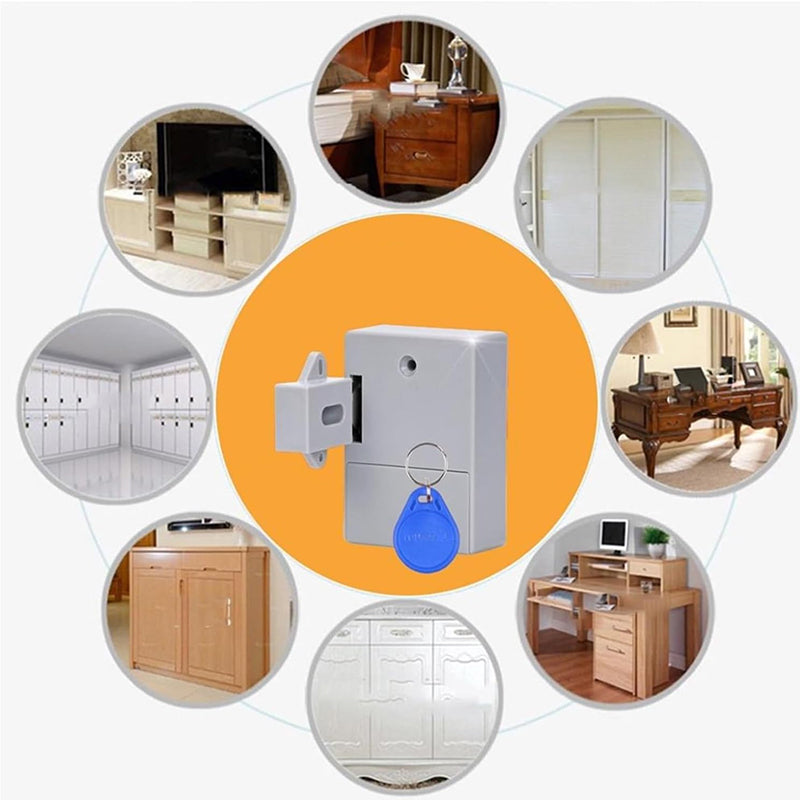 Elektronisch kastslot DIY voor houten ladekast