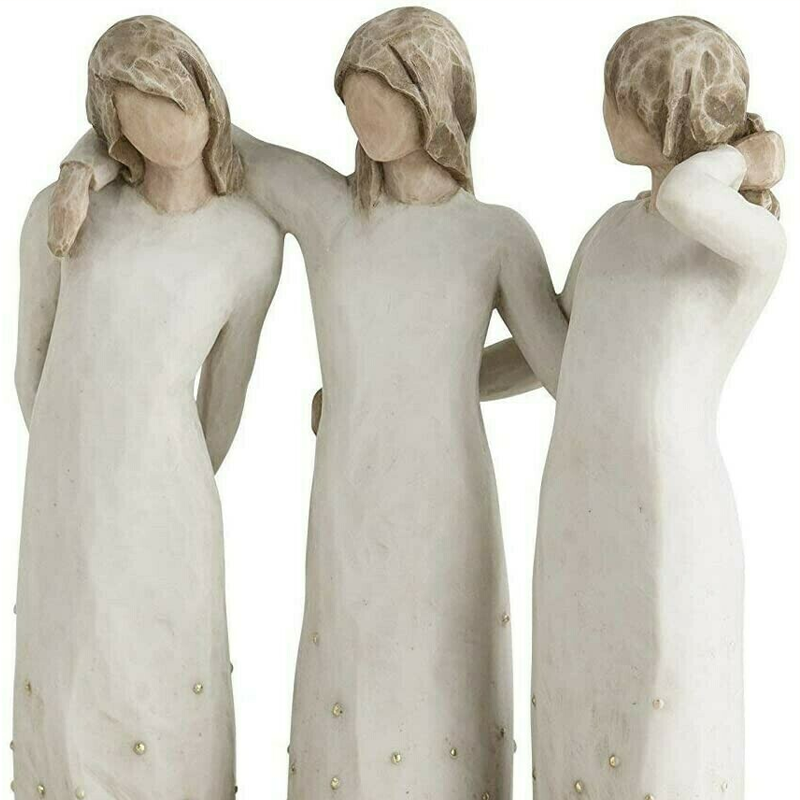 Aan mijn zijde, handgeschilderd kunst ornament