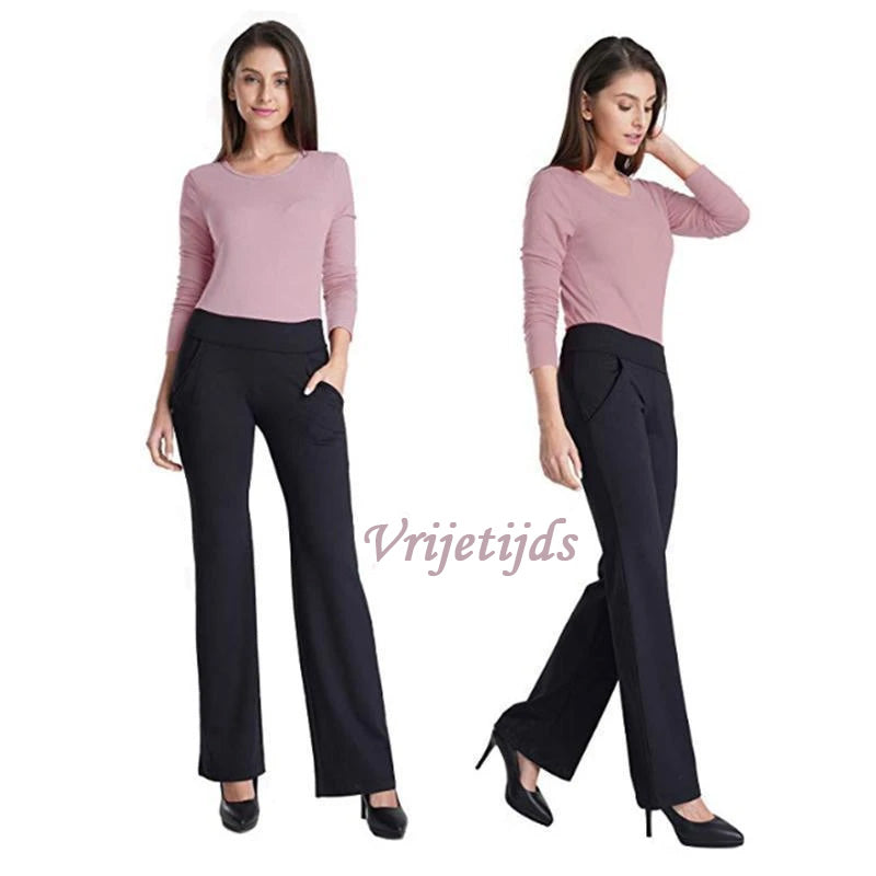 Micro flared damesbroek