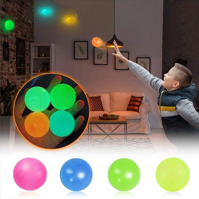 Glow in The Dark kleverige ballen