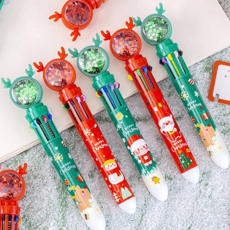 Kerst Balpen met 10 Kleuren