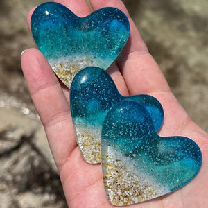Glass Beach Pocket Heart