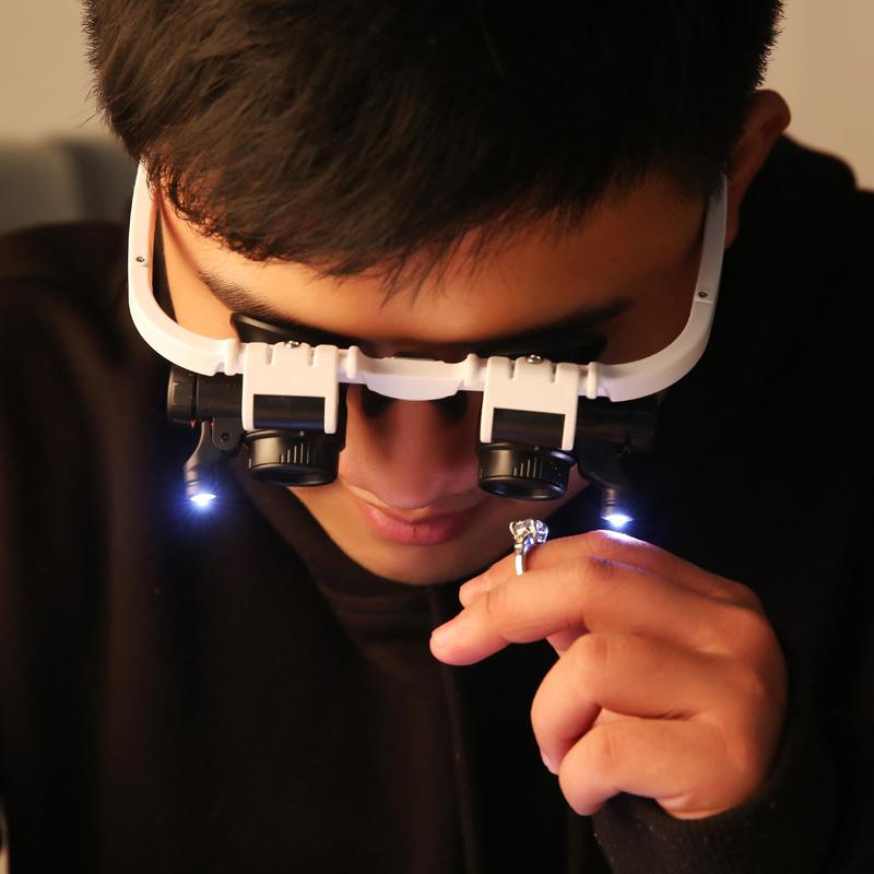 LED-bril Vergrootglas