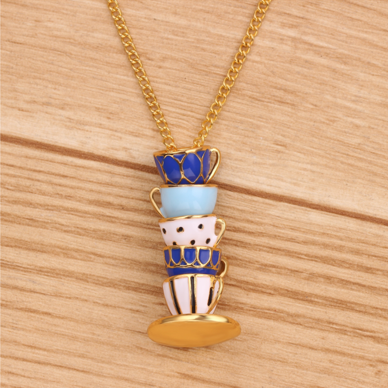 Theekopje ketting