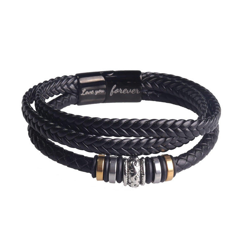 Ik zal altijd bij je zijn Dubbele rij armband