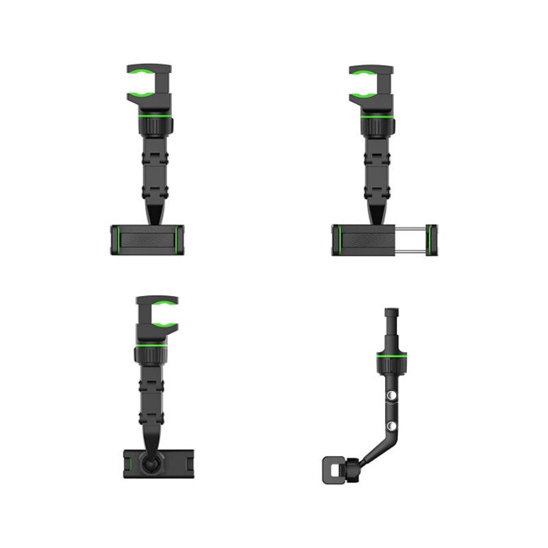 Multifunctionele achteruitkijkspiegel telefoonhouder