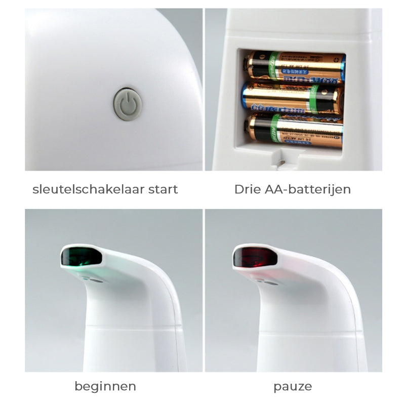 Automatische handwasmachine met sensor