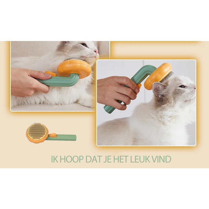 Pompoenkamborstel voor huisdieren