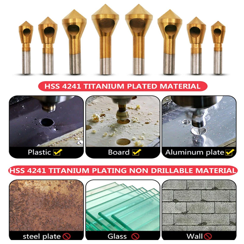 Bevel Cutter Afschuingereedschap (4 stuks)