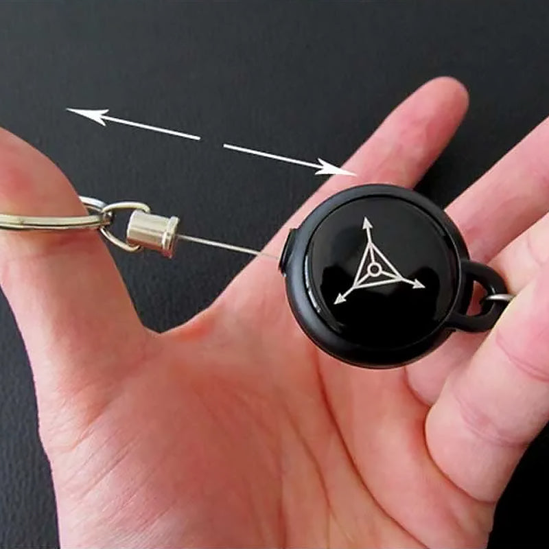 Sleutelhanger Met Intrekbaar Draadkoord