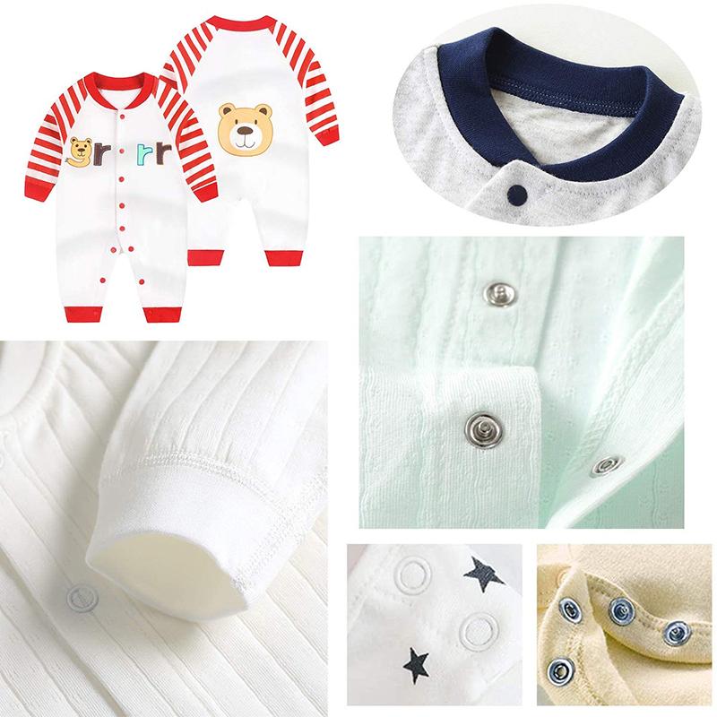 Metalen drukknopen met bevestigingstang persset