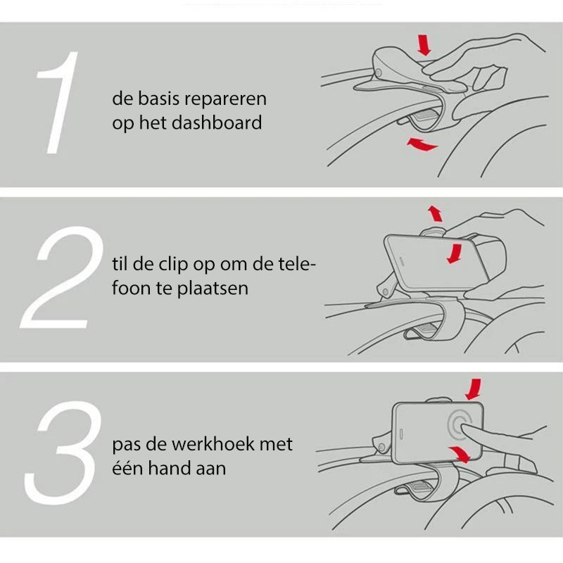 360 Graden Autodashboard Telefoonhouder