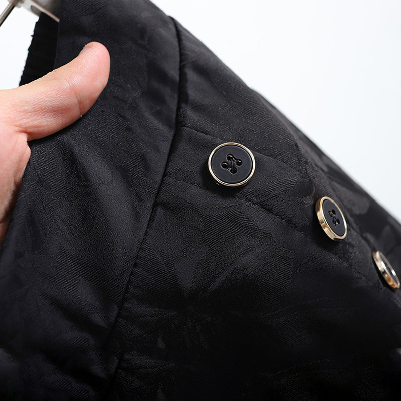 Broek met wijde pijpen en hoge taille